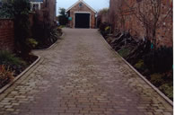 Picture of a paved driveway